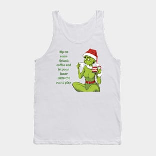 Cheeky Girl Grinch Tank Top